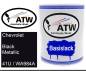 Preview: Chevrolet, Black Metallic, 41U / WA984A: 1L Lackdose, von ATW Autoteile West.